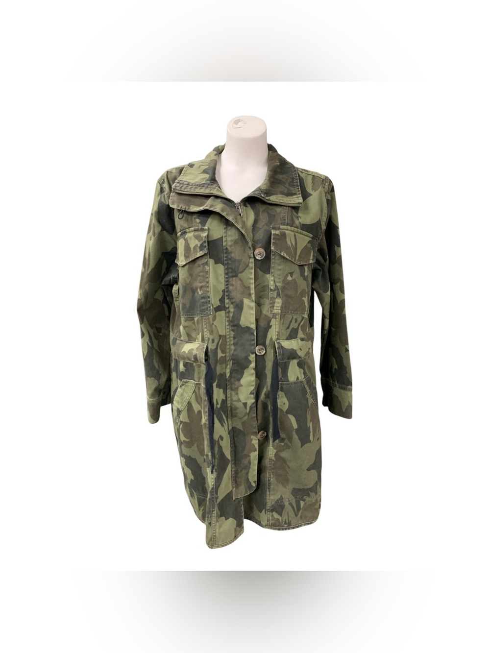 Joe Fresh Olive Green Camo Utility Jacket Size XL